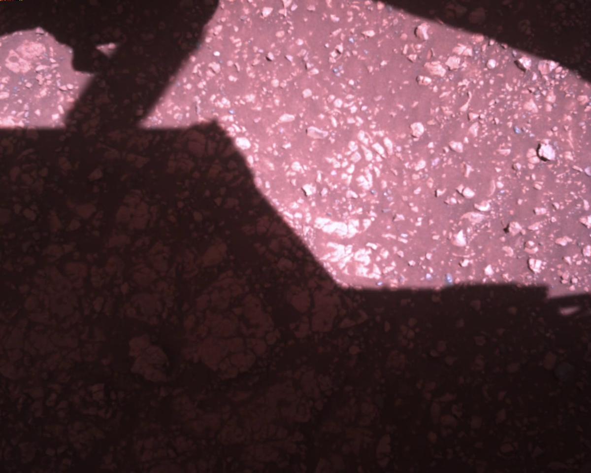 This image was taken by EDL_RDCAM onboard NASA's Mars rover Perseverance on Sol 1472