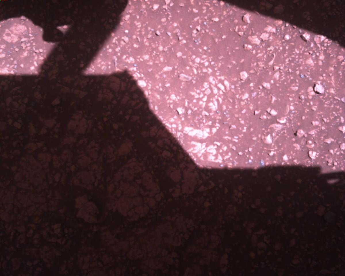 This image was taken by EDL_RDCAM onboard NASA's Mars rover Perseverance on Sol 1472