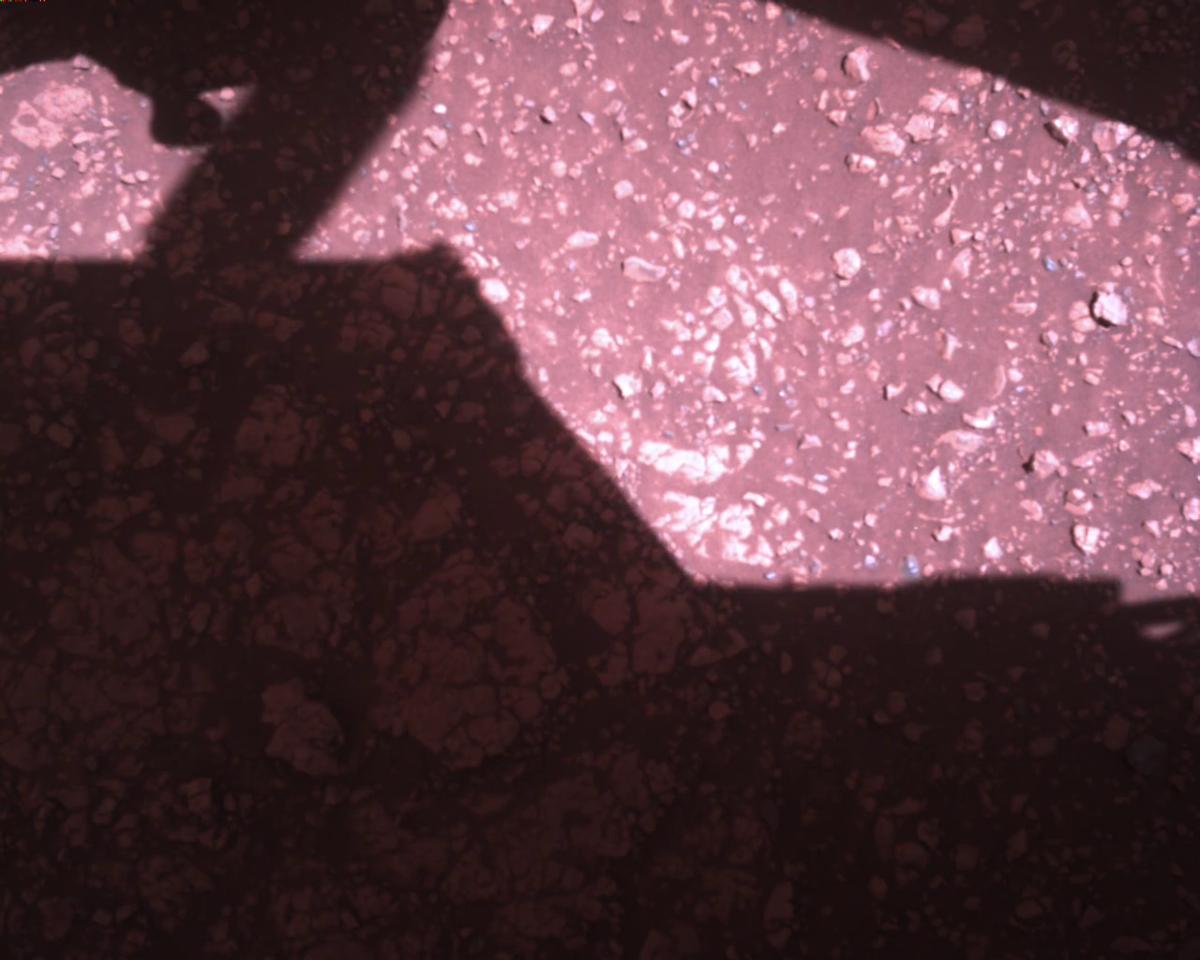 This image was taken by EDL_RDCAM onboard NASA's Mars rover Perseverance on Sol 1472