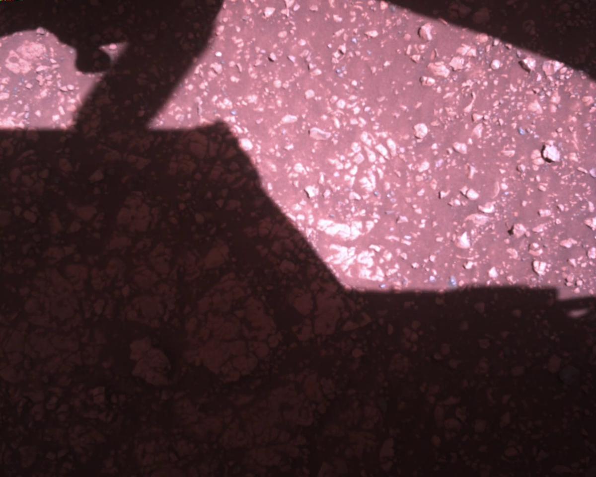 This image was taken by EDL_RDCAM onboard NASA's Mars rover Perseverance on Sol 1472