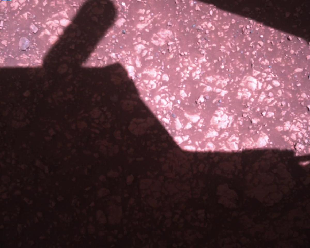 This image was taken by EDL_RDCAM onboard NASA's Mars rover Perseverance on Sol 1472