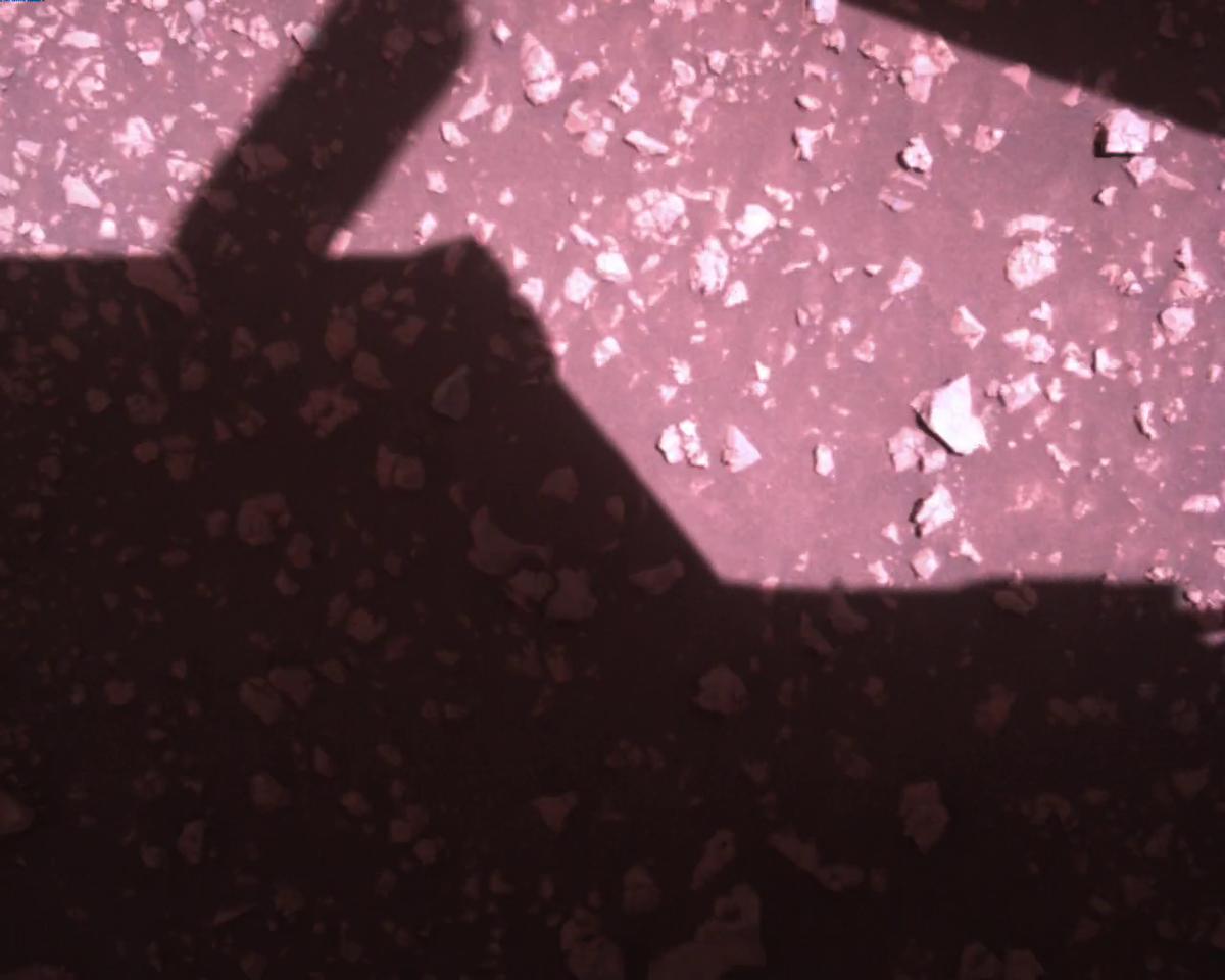 This image was taken by EDL_RDCAM onboard NASA's Mars rover Perseverance on Sol 1472