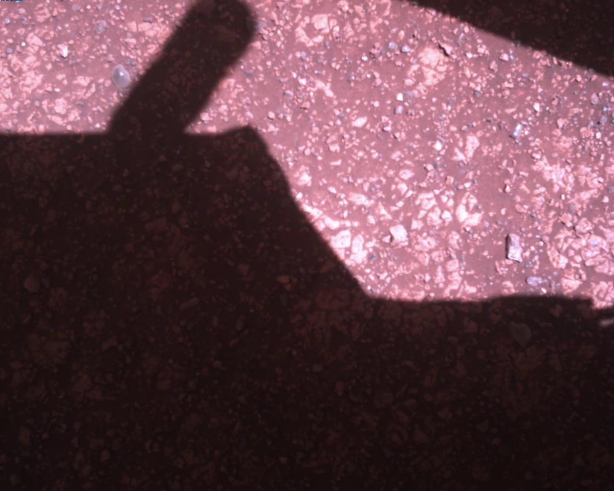 This image was taken by EDL_RDCAM onboard NASA's Mars rover Perseverance on Sol 1472
