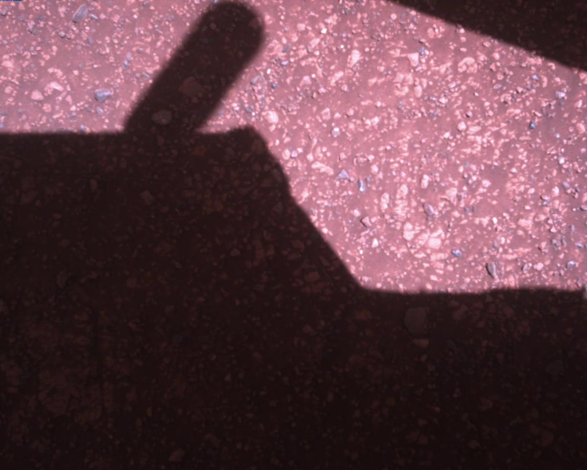 This image was taken by EDL_RDCAM onboard NASA's Mars rover Perseverance on Sol 1472