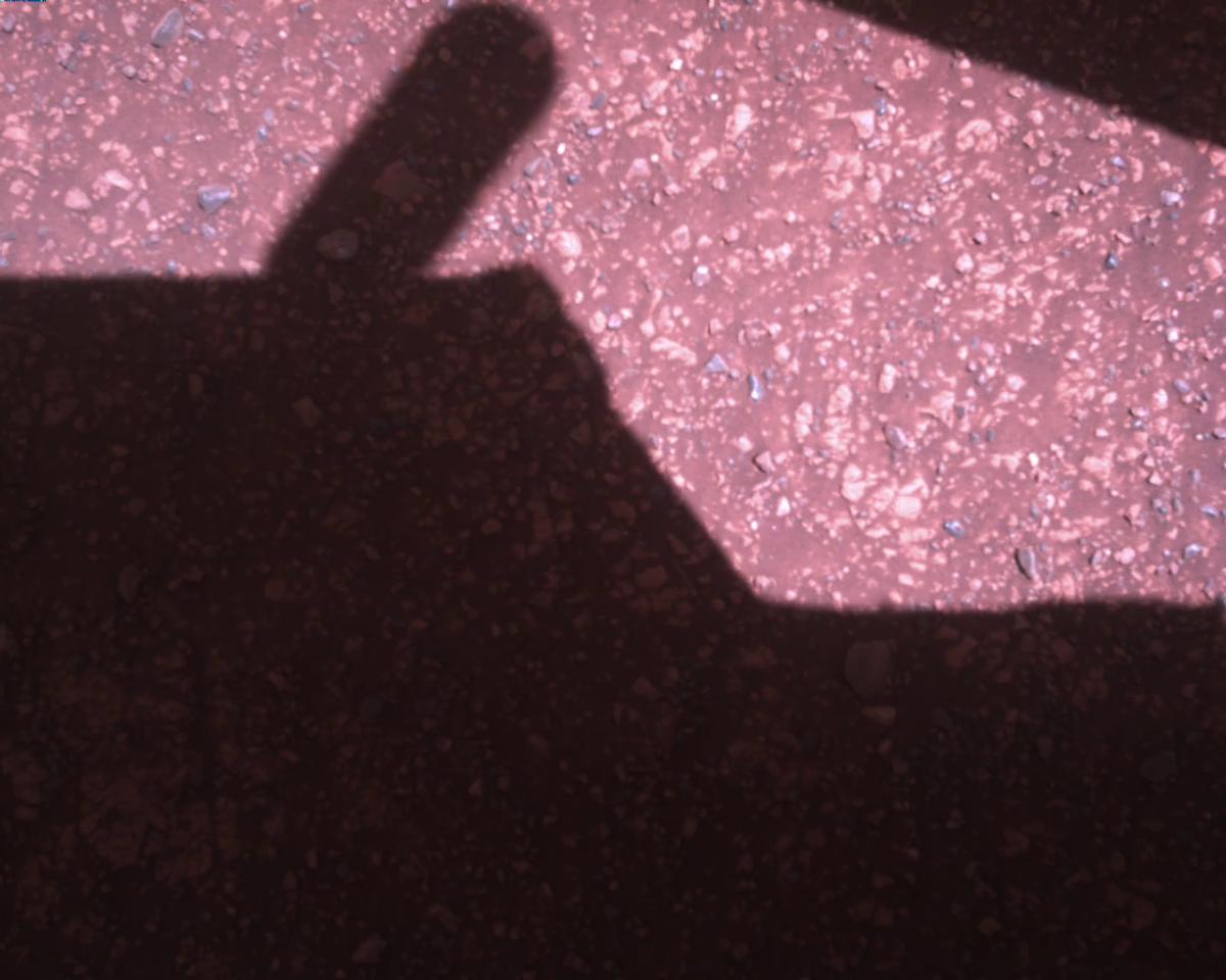 This image was taken by EDL_RDCAM onboard NASA's Mars rover Perseverance on Sol 1472