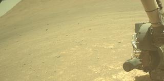 View image taken on Mars, Mars Perseverance Sol 1473: Front Left Hazard Avoidance Camera (Hazcam)