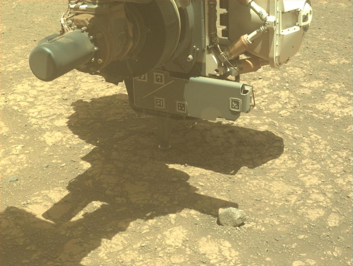 This image was taken by FRONT_HAZCAM_LEFT_A onboard NASA's Mars rover Perseverance on Sol 1473