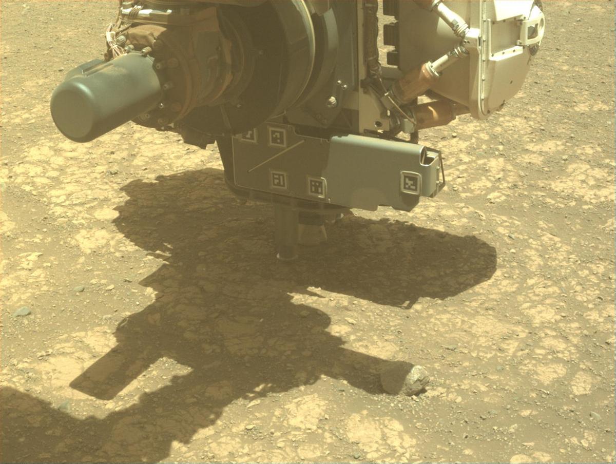 This image was taken by FRONT_HAZCAM_LEFT_A onboard NASA's Mars rover Perseverance on Sol 1473