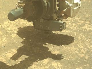 View image taken on Mars, Mars Perseverance Sol 1473: Front Left Hazard Avoidance Camera (Hazcam)