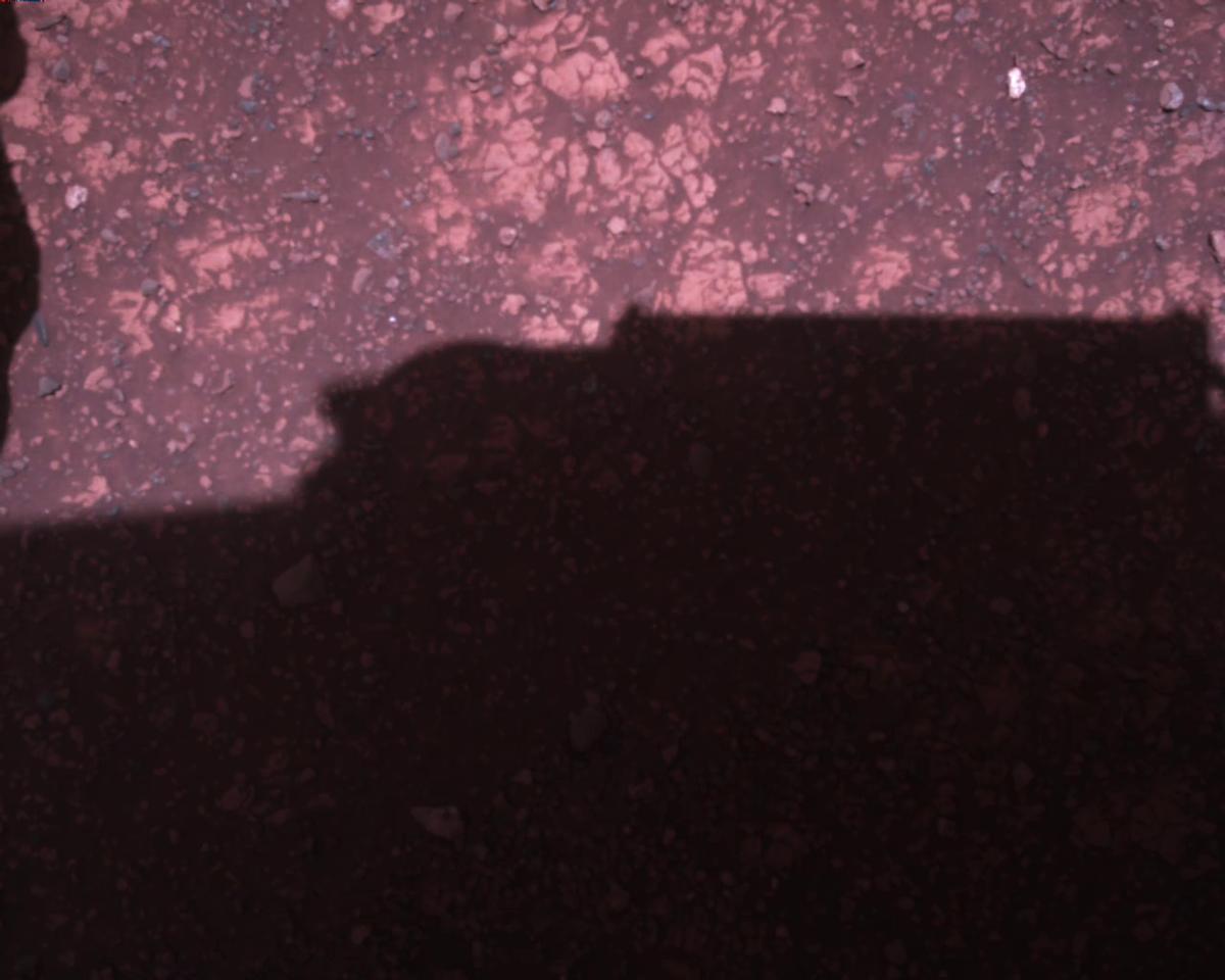 This image was taken by EDL_RDCAM onboard NASA's Mars rover Perseverance on Sol 1477