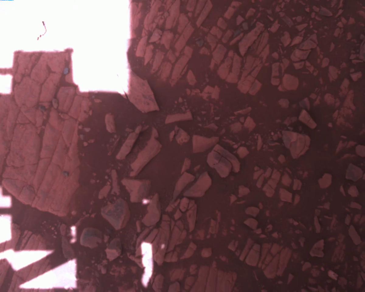 This image was taken by EDL_RDCAM onboard NASA's Mars rover Perseverance on Sol 1477