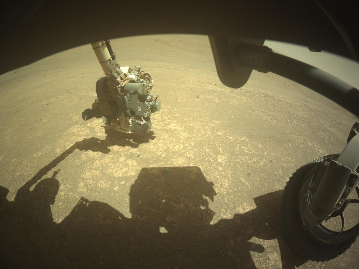 This image was taken by FRONT_HAZCAM_RIGHT_A onboard NASA's Mars rover Perseverance on Sol 1477