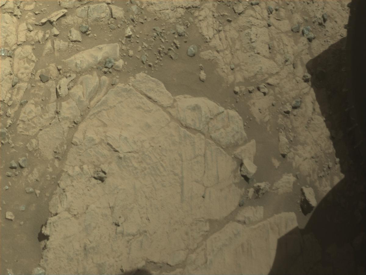 This image was taken by FRONT_HAZCAM_LEFT_A onboard NASA's Mars rover Perseverance on Sol 1478