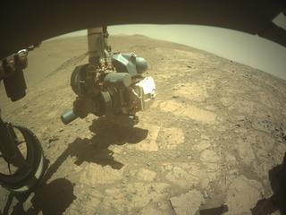 View image taken on Mars, Mars Perseverance Sol 1479: Front Left Hazard Avoidance Camera (Hazcam)