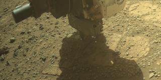 View image taken on Mars, Mars Perseverance Sol 1483: Front Right Hazard Avoidance Camera (Hazcam)