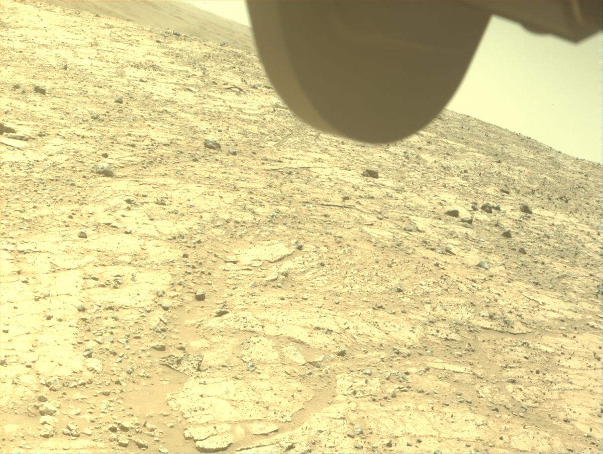 This image was taken by FRONT_HAZCAM_RIGHT_A onboard NASA's Mars rover Perseverance on Sol 1497