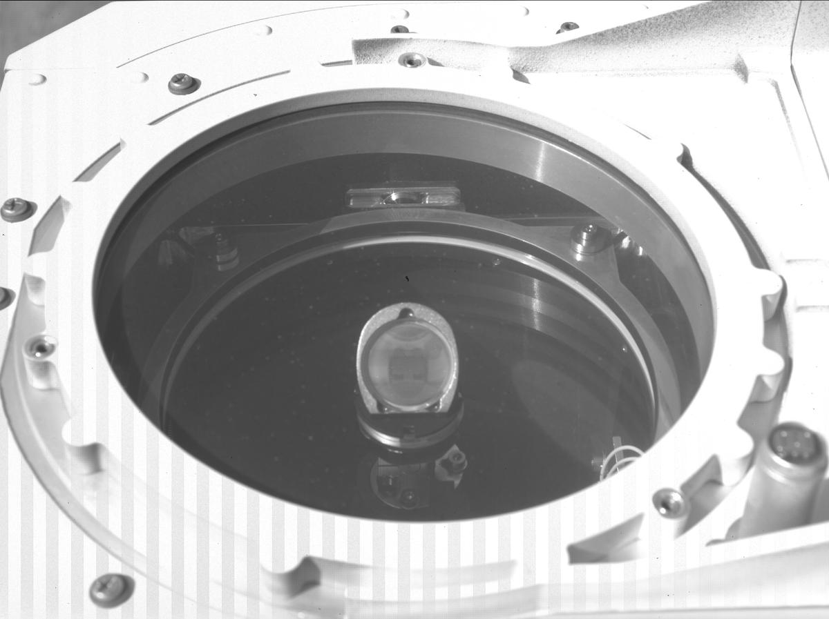 This image was taken by SHERLOC_WATSON onboard NASA's Mars rover Perseverance on Sol 1500