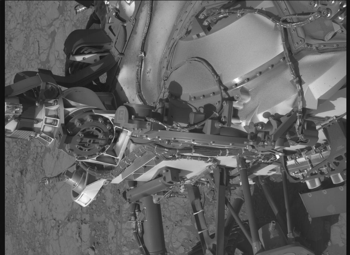 This image was taken by SHERLOC_WATSON onboard NASA's Mars rover Perseverance on Sol 1500