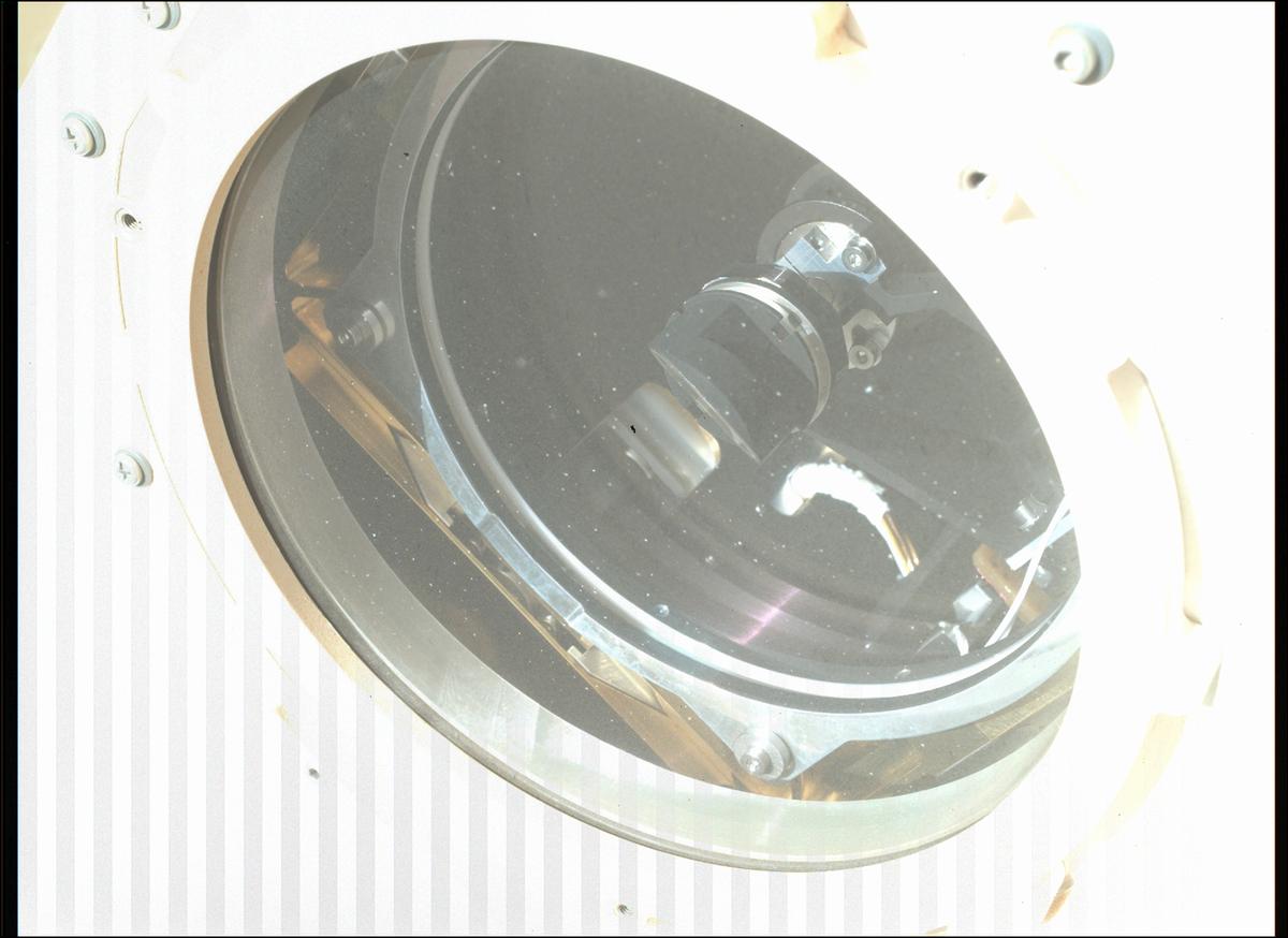 This image was taken by SHERLOC_WATSON onboard NASA's Mars rover Perseverance on Sol 1500