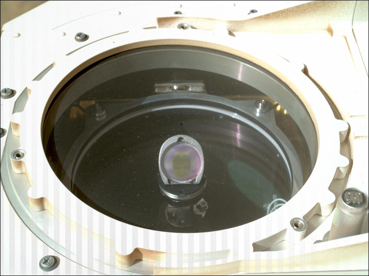 This image was taken by SHERLOC_WATSON onboard NASA's Mars rover Perseverance on Sol 1500