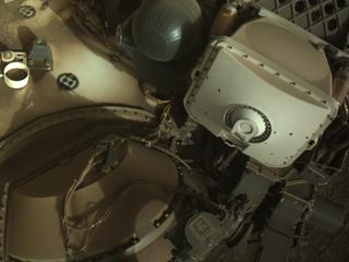 View image taken on Mars, Mars Perseverance Sol 1502: Right Navigation Camera (Navcam)