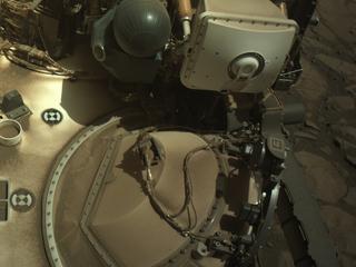 View image taken on Mars, Mars Perseverance Sol 1503: Left Navigation Camera (Navcam)