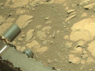 View image taken on Mars, Mars Perseverance Sol 1503: Right Navigation Camera (Navcam)