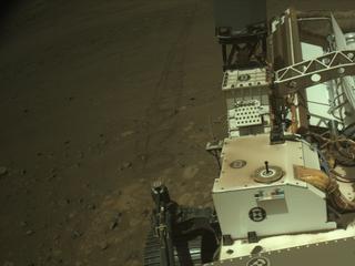 View image taken on Mars, Mars Perseverance Sol 1503: Right Navigation Camera (Navcam)
