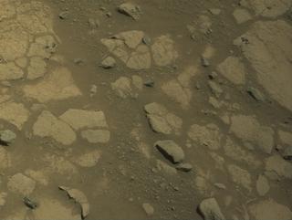 View image taken on Mars, Mars Perseverance Sol 1504: Right Navigation Camera (Navcam)