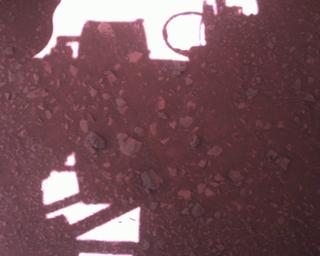 View image taken on Mars, Mars Perseverance Sol 1509: Rover Down-Look Camera