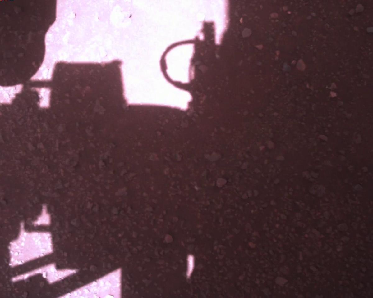 This image was taken by EDL_RDCAM onboard NASA's Mars rover Perseverance on Sol 1509