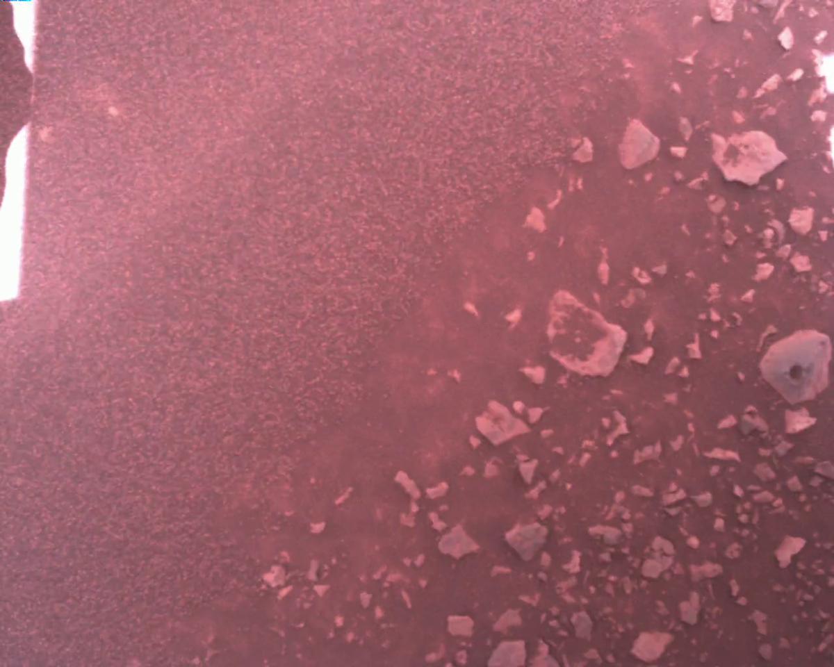 This image was taken by EDL_RDCAM onboard NASA's Mars rover Perseverance on Sol 1509