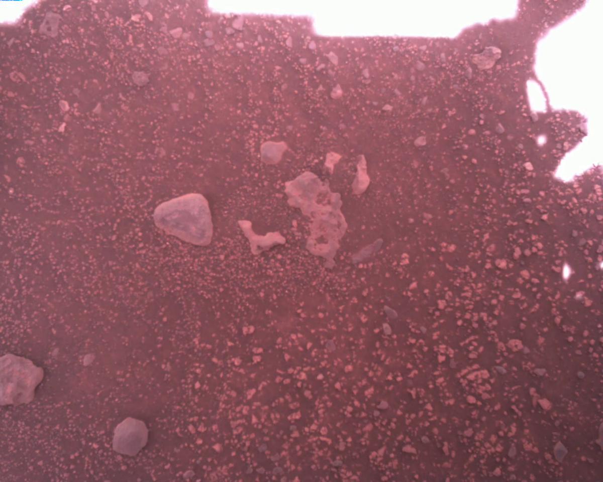 This image was taken by EDL_RDCAM onboard NASA's Mars rover Perseverance on Sol 1509