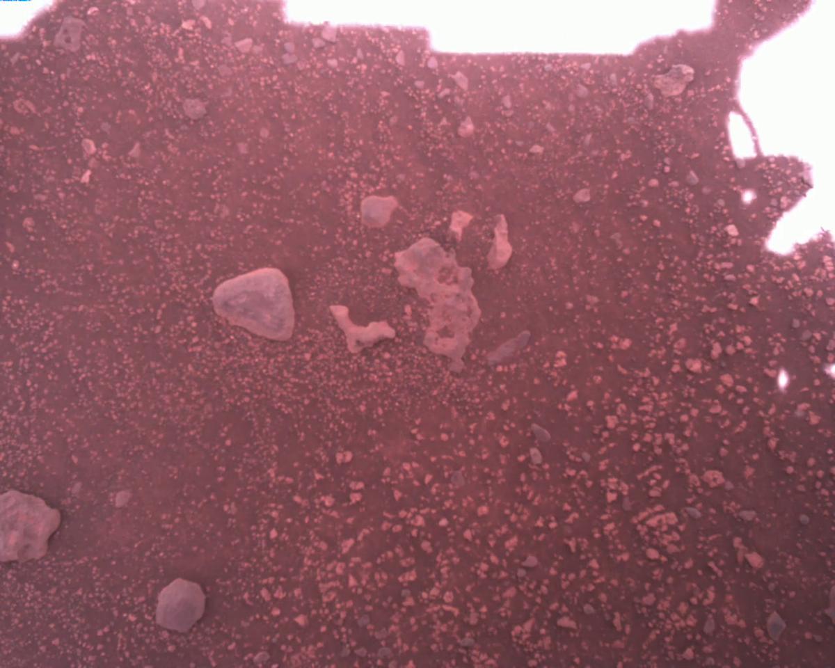 This image was taken by EDL_RDCAM onboard NASA's Mars rover Perseverance on Sol 1509