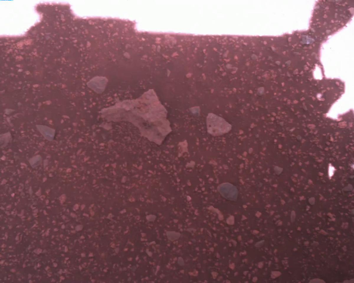 This image was taken by EDL_RDCAM onboard NASA's Mars rover Perseverance on Sol 1509