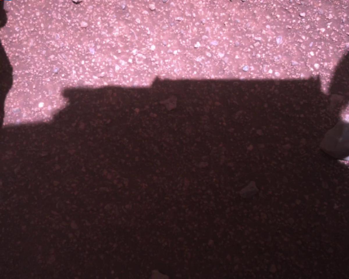 This image was taken by EDL_RDCAM onboard NASA's Mars rover Perseverance on Sol 1509