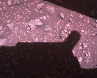 View image taken on Mars, Mars Perseverance Sol 1509: Rover Down-Look Camera