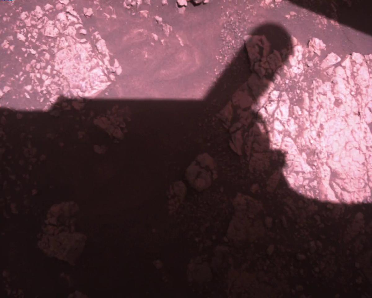 This image was taken by EDL_RDCAM onboard NASA's Mars rover Perseverance on Sol 1510