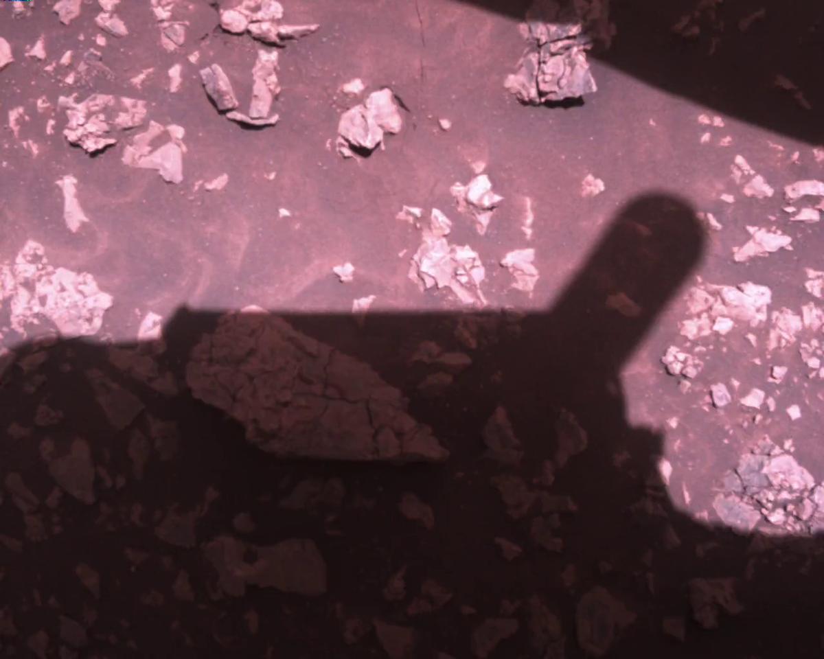 This image was taken by EDL_RDCAM onboard NASA's Mars rover Perseverance on Sol 1510