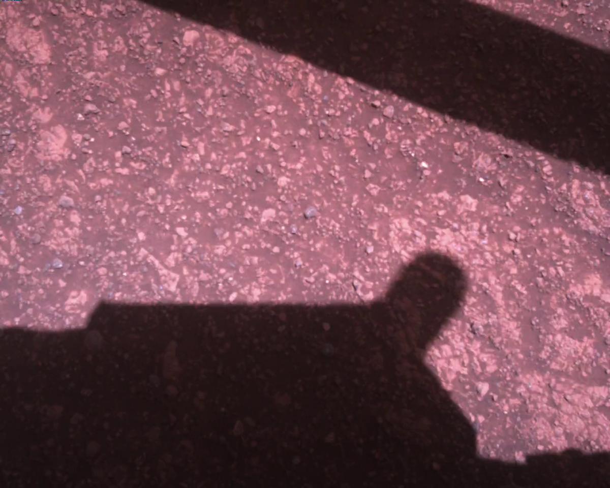 This image was taken by EDL_RDCAM onboard NASA's Mars rover Perseverance on Sol 1510