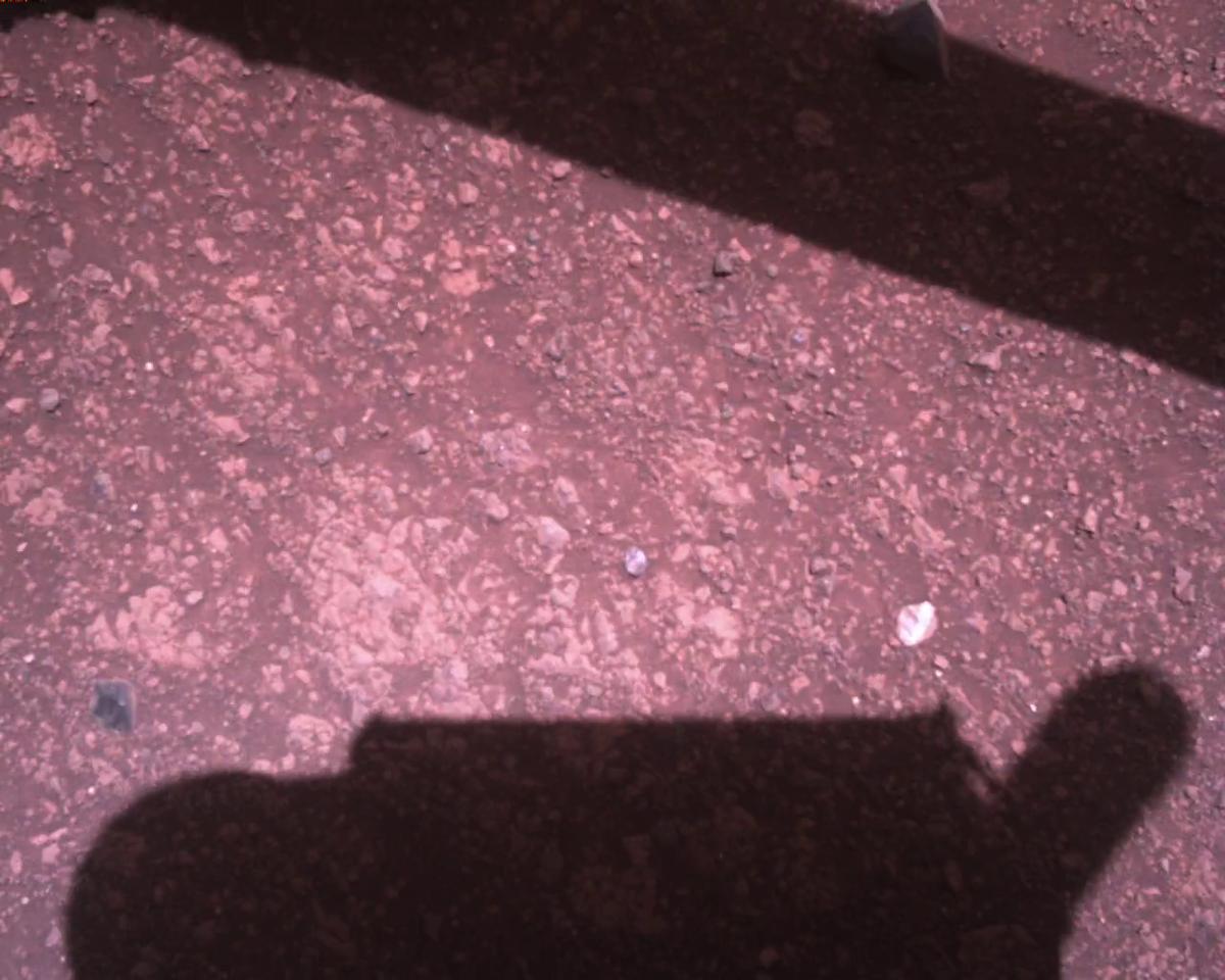 This image was taken by EDL_RDCAM onboard NASA's Mars rover Perseverance on Sol 1510