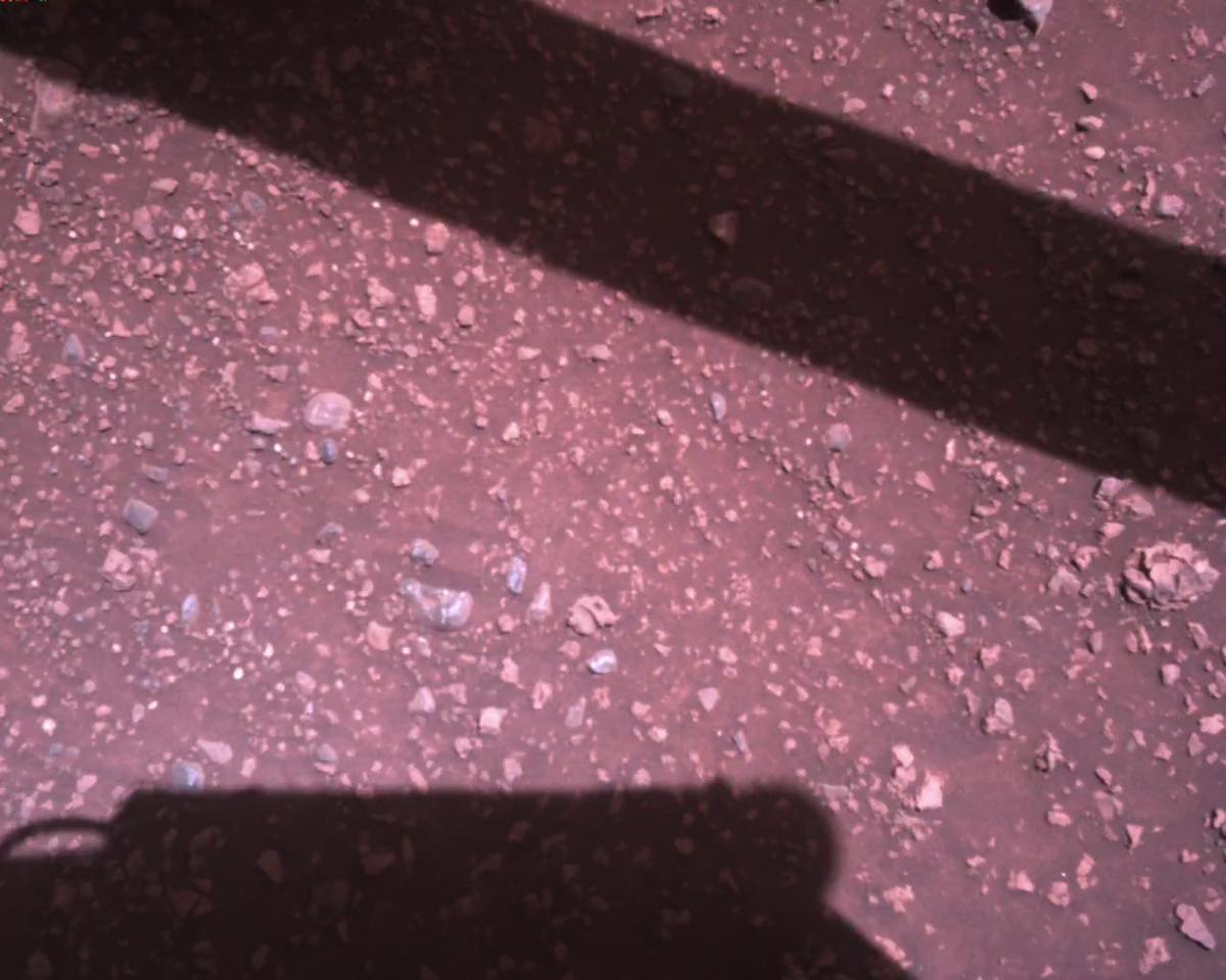 This image was taken by EDL_RDCAM onboard NASA's Mars rover Perseverance on Sol 1510