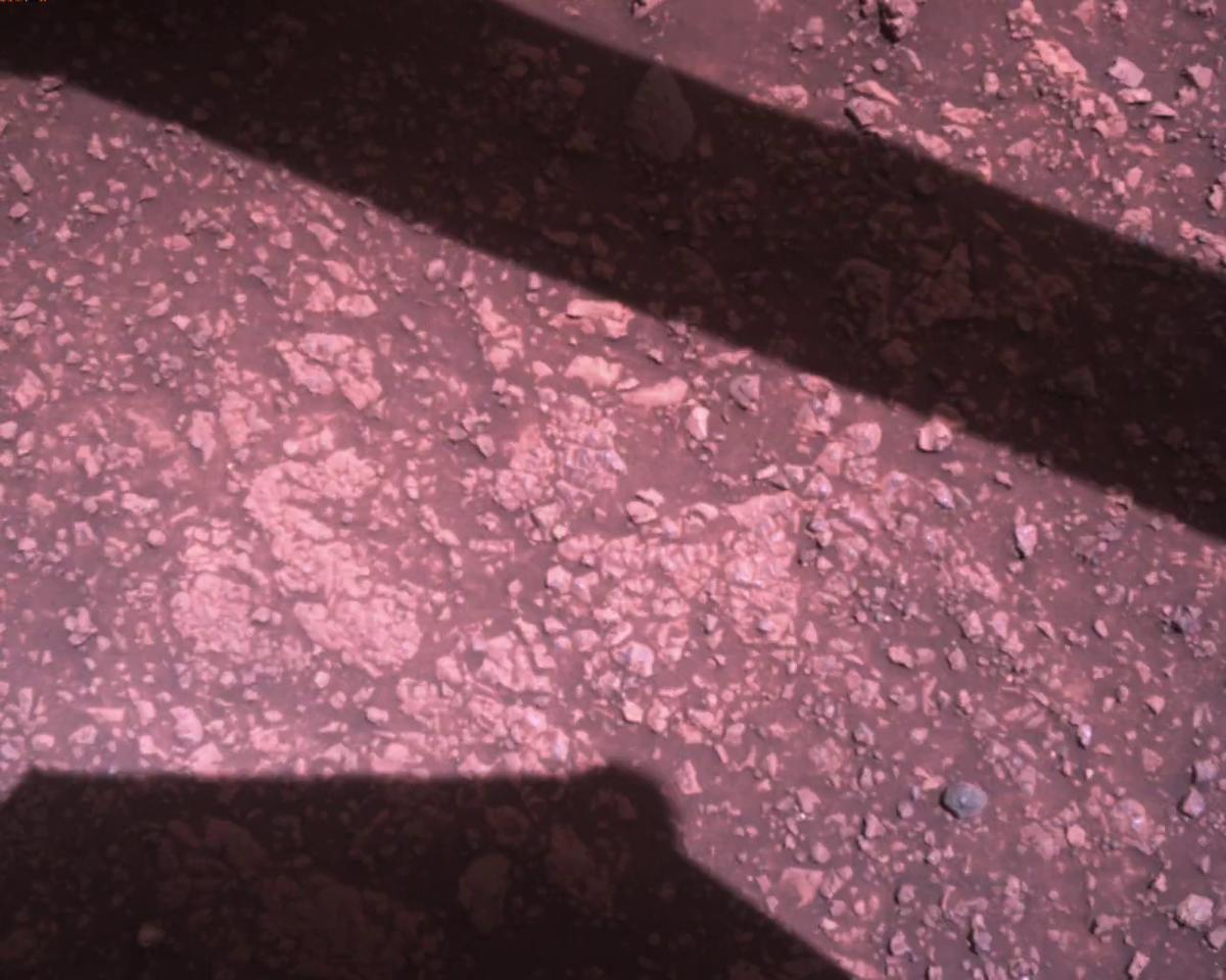 This image was taken by EDL_RDCAM onboard NASA's Mars rover Perseverance on Sol 1510