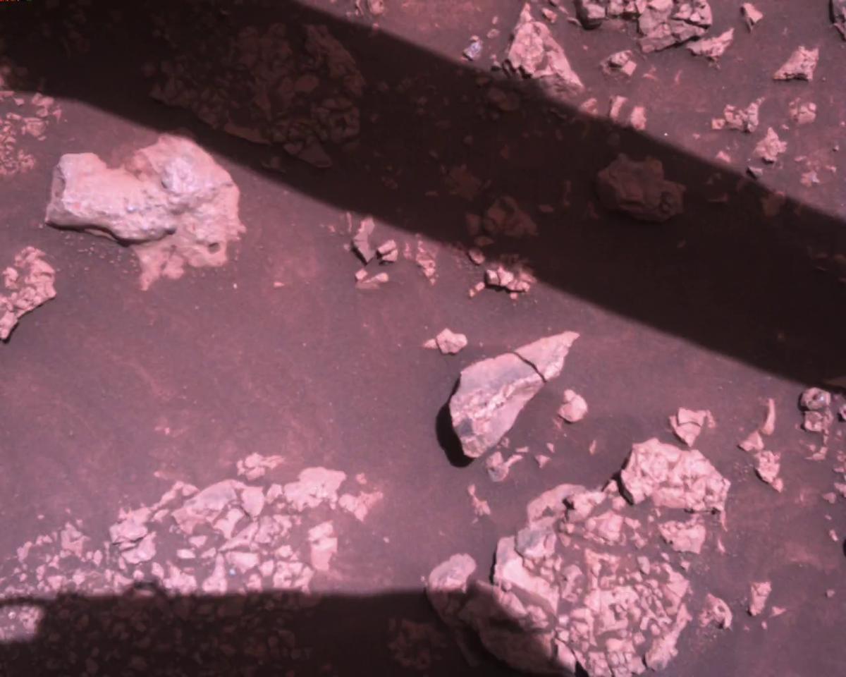 This image was taken by EDL_RDCAM onboard NASA's Mars rover Perseverance on Sol 1510