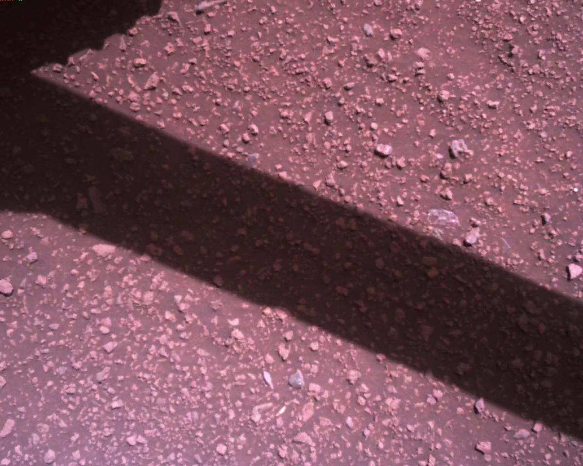 This image was taken by EDL_RDCAM onboard NASA's Mars rover Perseverance on Sol 1510