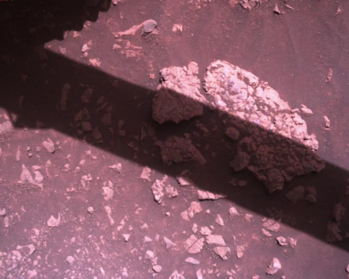 This image was taken by EDL_RDCAM onboard NASA's Mars rover Perseverance on Sol 1510