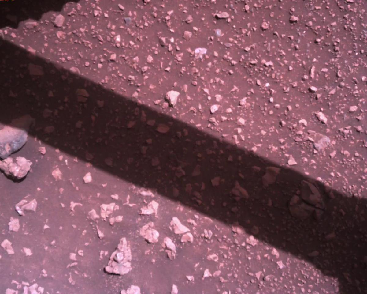 This image was taken by EDL_RDCAM onboard NASA's Mars rover Perseverance on Sol 1510