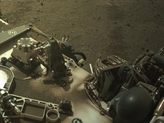 View image taken on Mars, Mars Perseverance Sol 1510: Right Navigation Camera (Navcam)