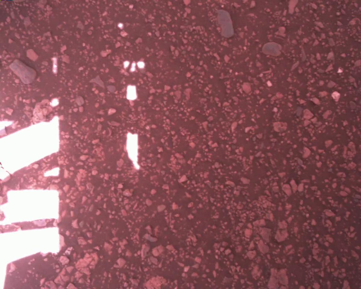 This image was taken by EDL_RDCAM onboard NASA's Mars rover Perseverance on Sol 1511