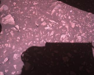 View image taken on Mars, Mars Perseverance Sol 1511: Rover Down-Look Camera